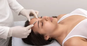 Woman receiving Dermaplaning in Martinsville, VA